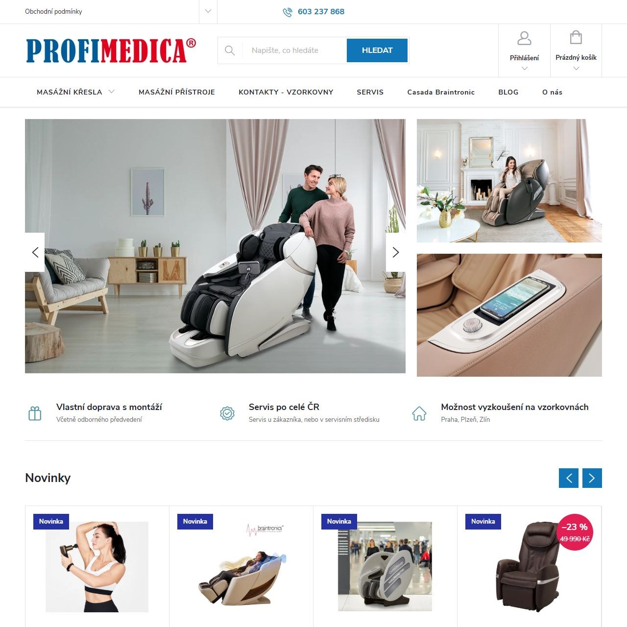 Náhled webu Profimedica